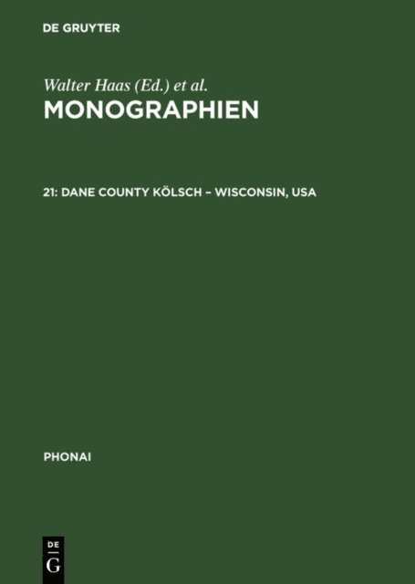 Peter McGraw - Dane County Kölsch – Wisconsin, USA, E-bok