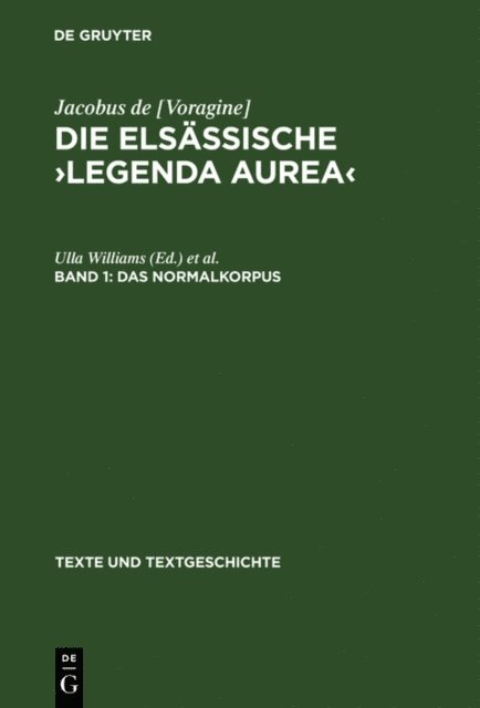 Werner Williams-Krapp, Ulla Williams - Das Normalkorpus, E-bok