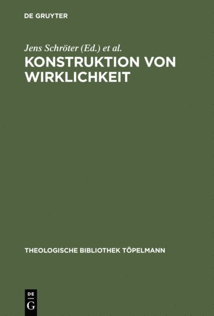 Antje Eddelbuttel, Jens Schroter - Konstruktion von Wirklichkeit, E-bok