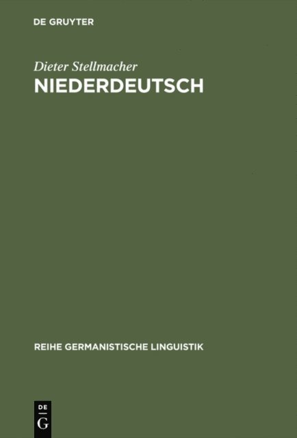 Dieter Stellmacher - Niederdeutsch, E-bok