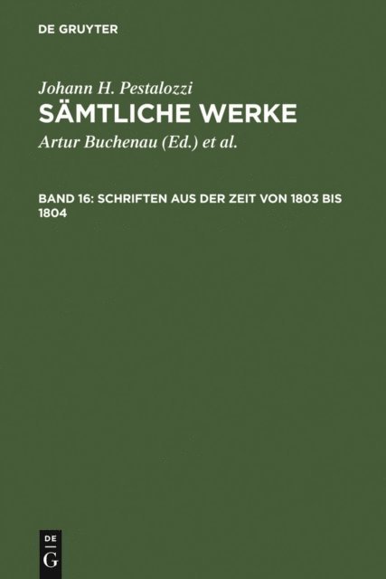 Herbert Schonebaum, Walter Feilchenfeld-Fales - Schriften aus der Zeit von 1803 bis 1804, E-bok