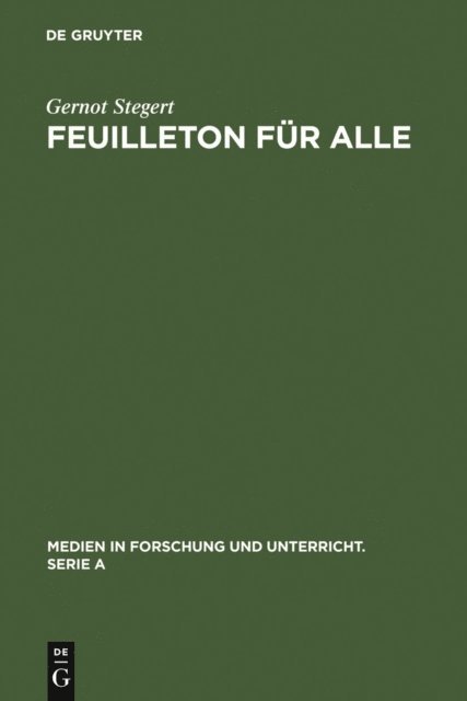 Gernot Stegert - Feuilleton für alle, E-bok