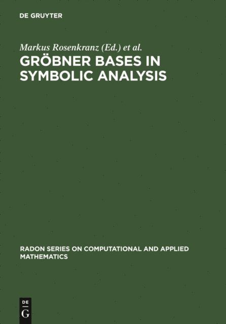 Dongming Wang, Markus Rosenkranz - Grobner Bases in Symbolic Analysis, E-bok