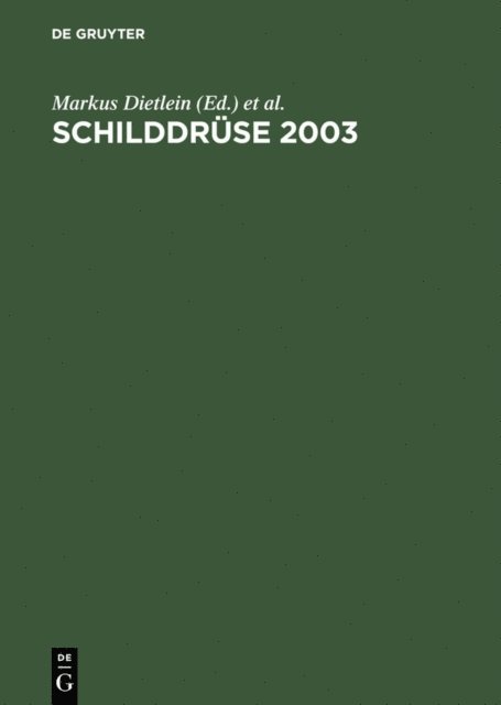 H. Schicha, Markus Dietlein - Schilddrüse 2003, E-bok