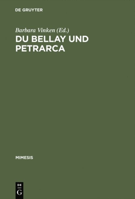 Barbara Vinken - Du Bellay und Petrarca, E-bok