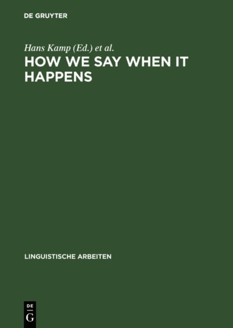 Uwe Reyle, Hans Kamp - How we say WHEN it happens, E-bok