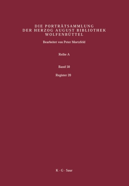Herzog August Bibliothek, Peter Mortzfeld - Register 15-19, E-bok