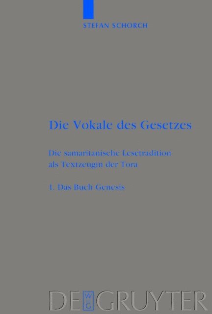Stefan Schorch - Das Buch Genesis, E-bok