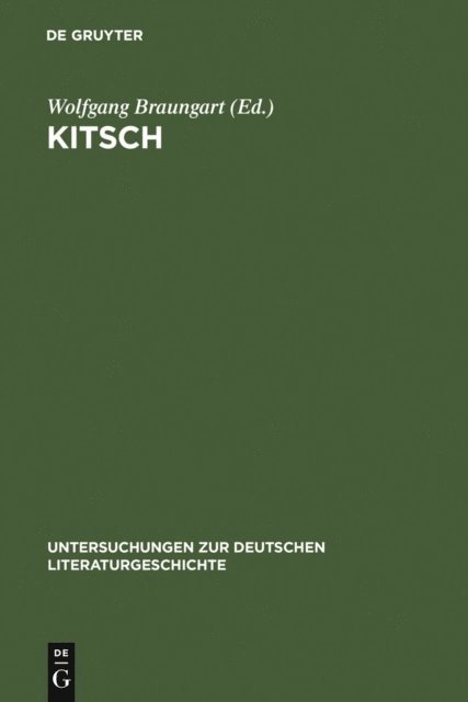 Wolfgang Braungart - Kitsch, E-bok