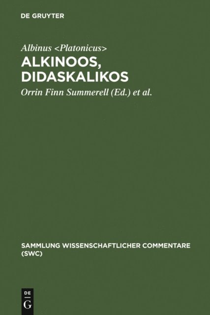 Albinus <Platonicus>, Thomas Zimmer, Orrin Finn Summerell - Alkinoos, Didaskalikos, E-bok