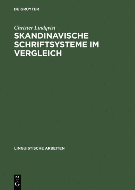 Christer Lindqvist - Skandinavische Schriftsysteme im Vergleich, E-bok