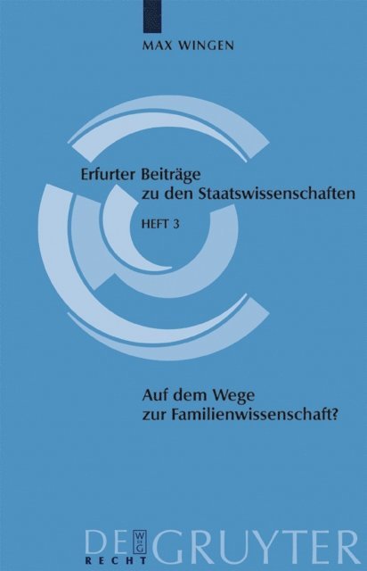 Max Wingen - Auf dem Wege zur Familienwissenschaft?, E-bok