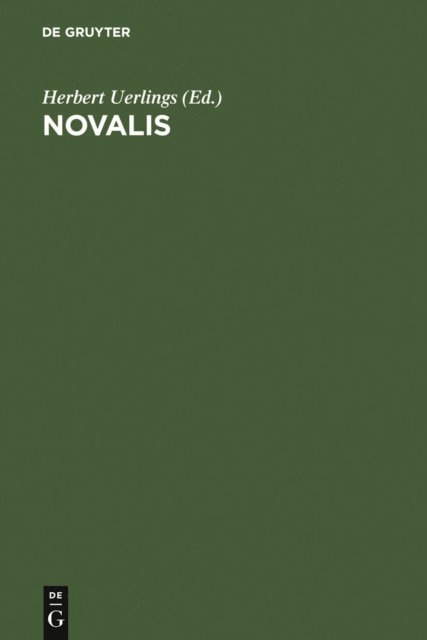 Herbert Uerlings - Novalis, E-bok