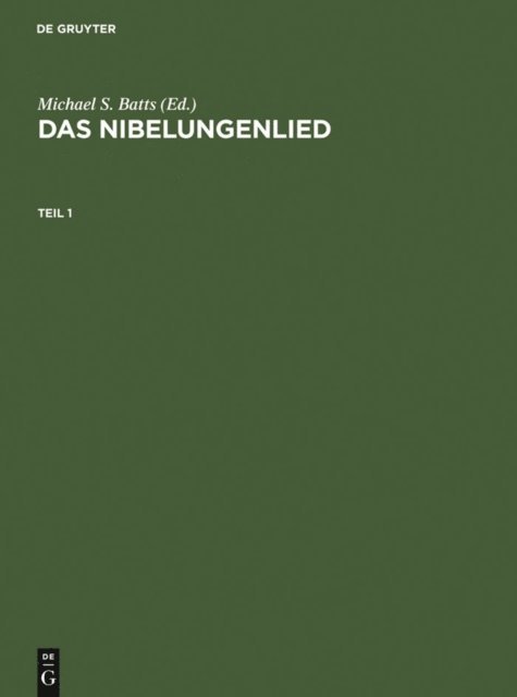 Michael S. Batts - Das Nibelungenlied, E-bok
