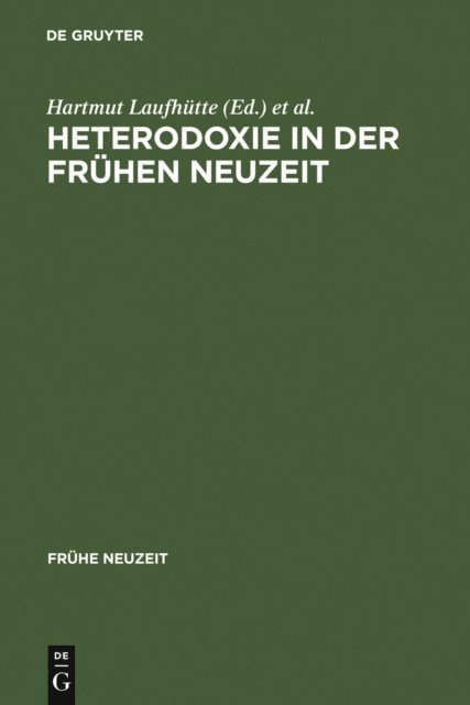 Michael Titzmann, Hartmut Laufhutte - Heterodoxie in der Frühen Neuzeit, E-bok
