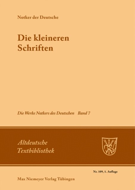 Petrus W. Tax, James C. King - Die kleineren Schriften, E-bok