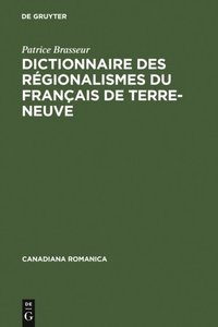 Dictionnaire des régionalismes du français de Terre-Neuve