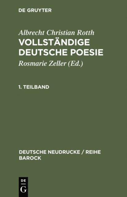 Rosmarie Zeller - Vollständige deutsche Poesie, E-bok