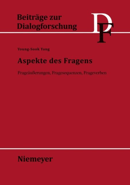 Young-Sook Yang - Aspekte des Fragens, E-bok