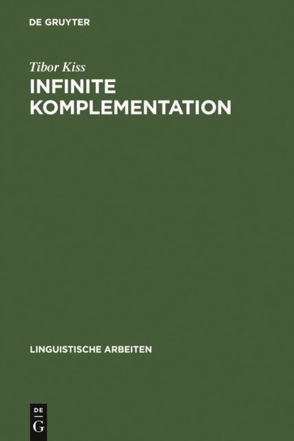 Tibor Kiss - Infinite Komplementation, E-bok