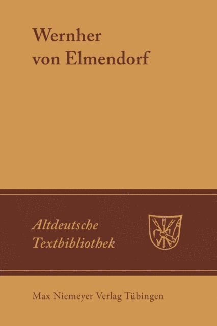 Wernher von Elmendorf, Gerhard Spellerberg, Joachim Heinzle, Udo Gerdes, Joachim Bumke - Lehrgedicht, E-bok