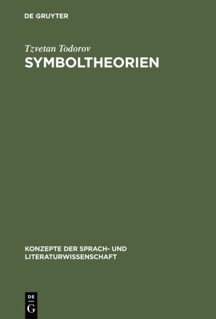 Tzvetan Todorov - Symboltheorien, E-bok