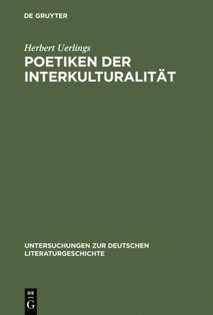Herbert Uerlings - Poetiken der Interkulturalität, E-bok