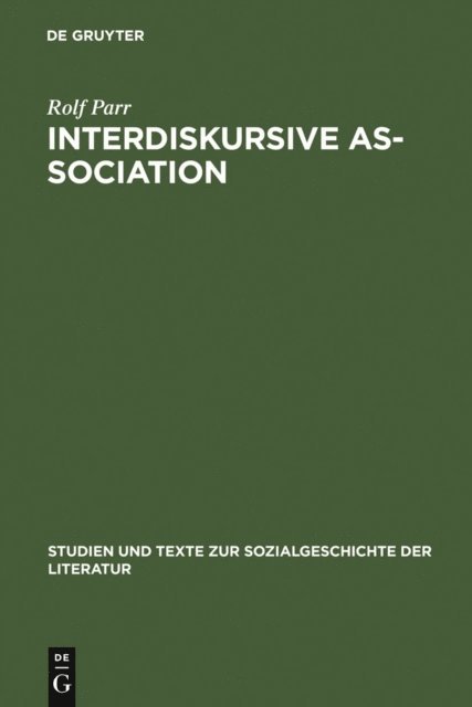 Rolf Parr - Interdiskursive As-Sociation, E-bok