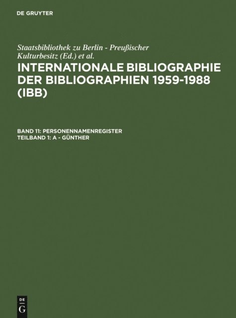 Hartmut Walravens, Kathe Schmiedecke, Ursula Olejniczak - A - Günther, E-bok