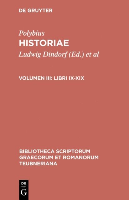 Polybius, Theodor Buttner-Wobst, Ludwig Dindorf - Libri IX-XIX, E-bok