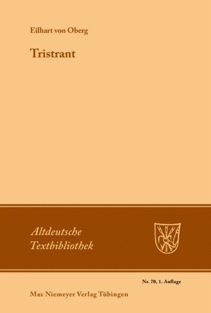 Eilhart von Oberg, Hadumod Bumann - Tristrant, E-bok