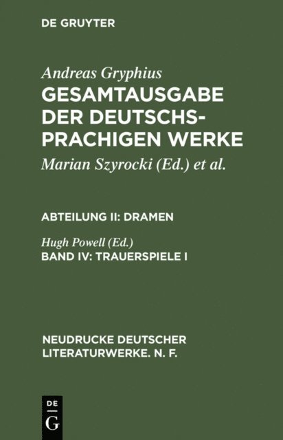 Hugh Powell - Trauerspiele I, E-bok