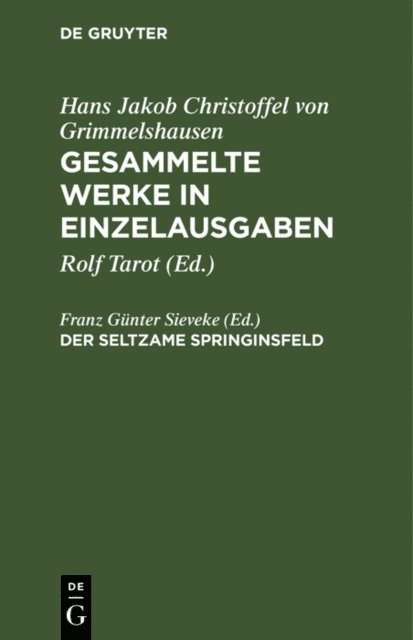 Franz Gunter Sieveke - Der seltzame Springinsfeld, E-bok