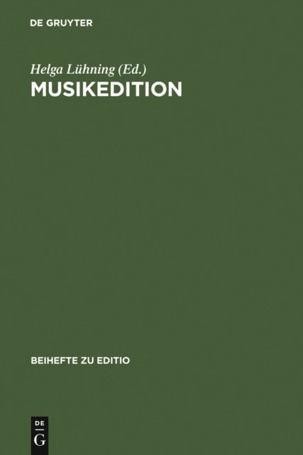 Helga Luhning - Musikedition, E-bok