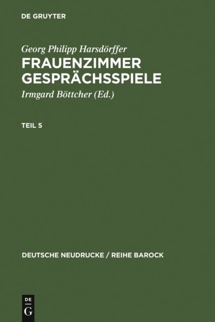 Irmgard Bottcher - Frauenzimmer Gesprächsspiele Teil 5, E-bok