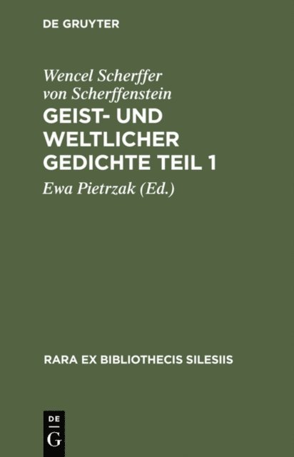 Ewa Pietrzak - Geist- und weltlicher Gedichte Teil 1, E-bok