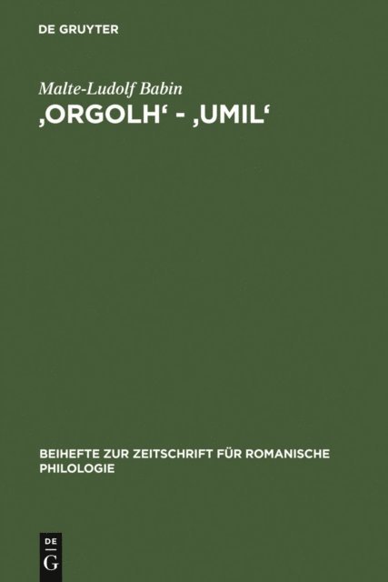Malte-Ludolf Babin - 'orgolh' - 'umil', E-bok