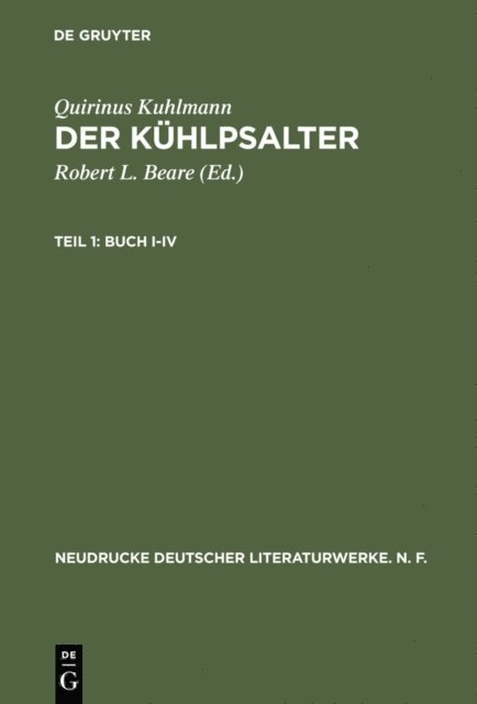 Quirinus Kuhlmann, Robert L. Beare - Buch I-IV, E-bok