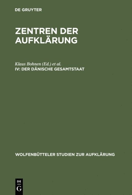 Sven-Aage Jorgensen, Klaus Bohnen - Der dänische Gesamtstaat, E-bok