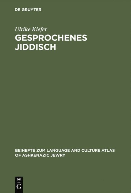 Ulrike Kiefer - Gesprochenes Jiddisch, E-bok