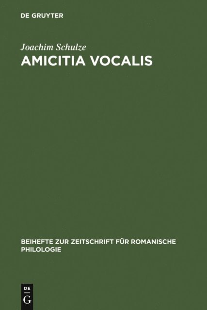 Joachim Schulze - Amicitia vocalis, E-bok