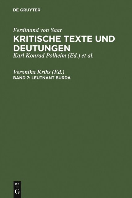 Veronika Kribs - Leutnant Burda, E-bok