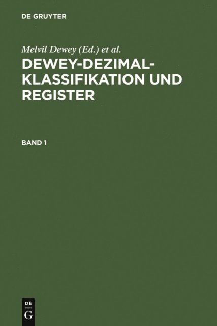 Die Deutsche Bibliothek, Joan S. Mitchell - Dewey-Dezimalklassifikation und Register, E-bok