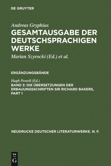 Hugh Powell - Die Übersetzungen der Erbauungsschriften Sir Richard Bakers, E-bok