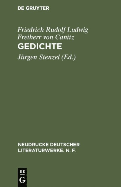 Jurgen Stenzel - Gedichte, E-bok