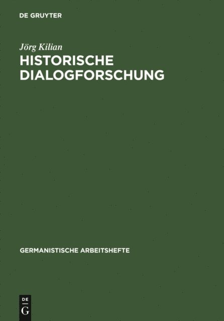 Jorg Kilian - Historische Dialogforschung, E-bok