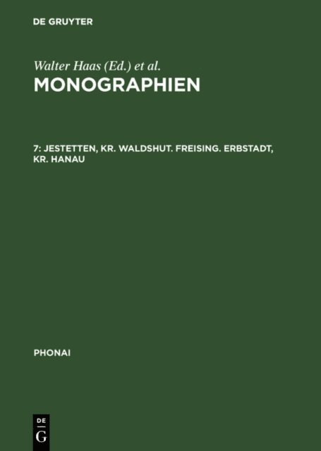 Heinrich Schudt, Ludwig Georg Zehetner, Rudolf E. Keller - Jestetten, Kr. Waldshut. Freising. Erbstadt, Kr. Hanau, E-bok