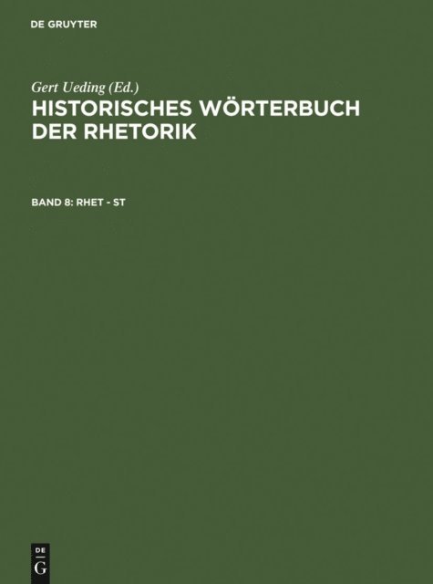 Gert Ueding - Rhet - St, E-bok