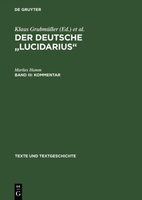 Marlies Hamm - Kommentar, E-bok