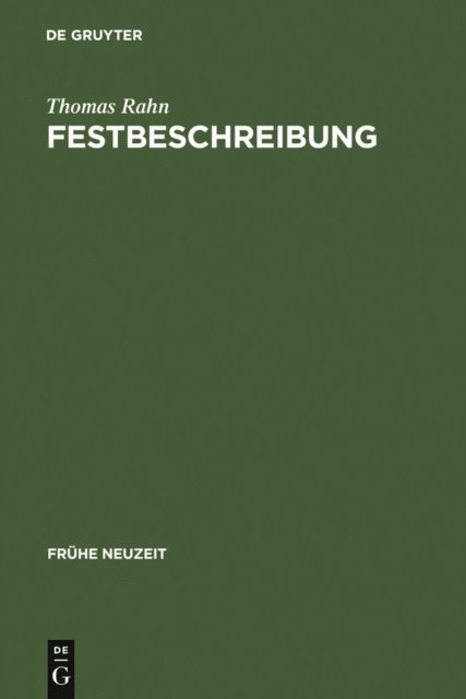 Thomas Rahn - Festbeschreibung, E-bok